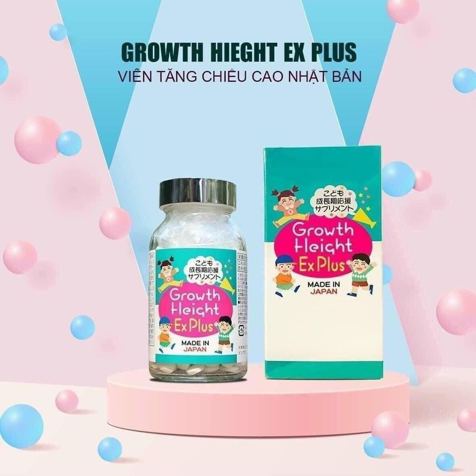 Viên Uống Hỗ Trợ Tăng Chiều Cao GH EX Plus 300 Viên - Sản Phẩm Nhật Bản Dành Cho Trẻ Từ 3 Tuổi, Giúp Phát Triển Tự Nhiên