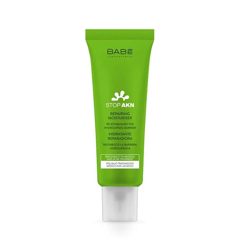 Kem Phục Hồi Da Dầu Mụn Stop AKN - Moisturiser Niacinamide 4% Ngăn Ngừa Mụn, Dưỡng Ẩm Cho Da Nhạy Cảm 50ml