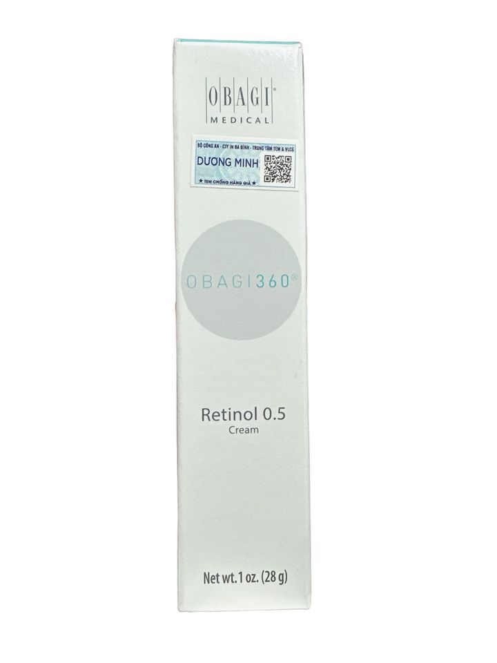 Kem Dưỡng Da Trẻ Hóa Obagi 360 Retinol 0.5% 28g - Ngừa Mụn, Chống Lão Hóa, Nhập Khẩu Mỹ, Phục Hồi Da Khỏe Mạnh