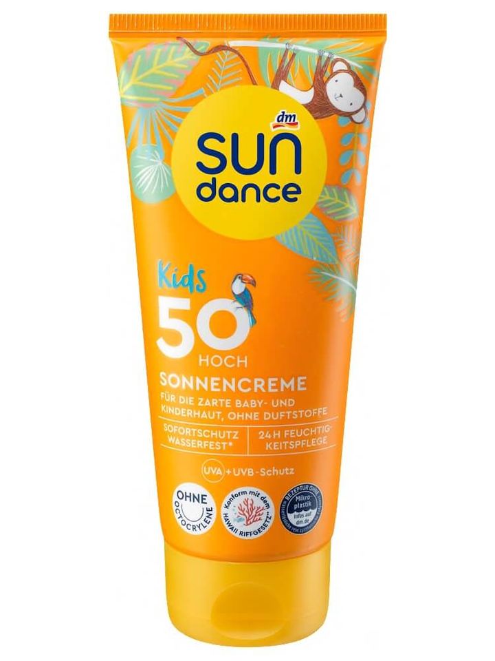 Kem Chống Nắng Sundance Kids SPF 50, 100ml - Bảo Vệ Da Nhạy Cảm Của Trẻ Thoải Mái, Không Chất Bảo Quản - Kem Chống Nắng An Toàn Cho Bé