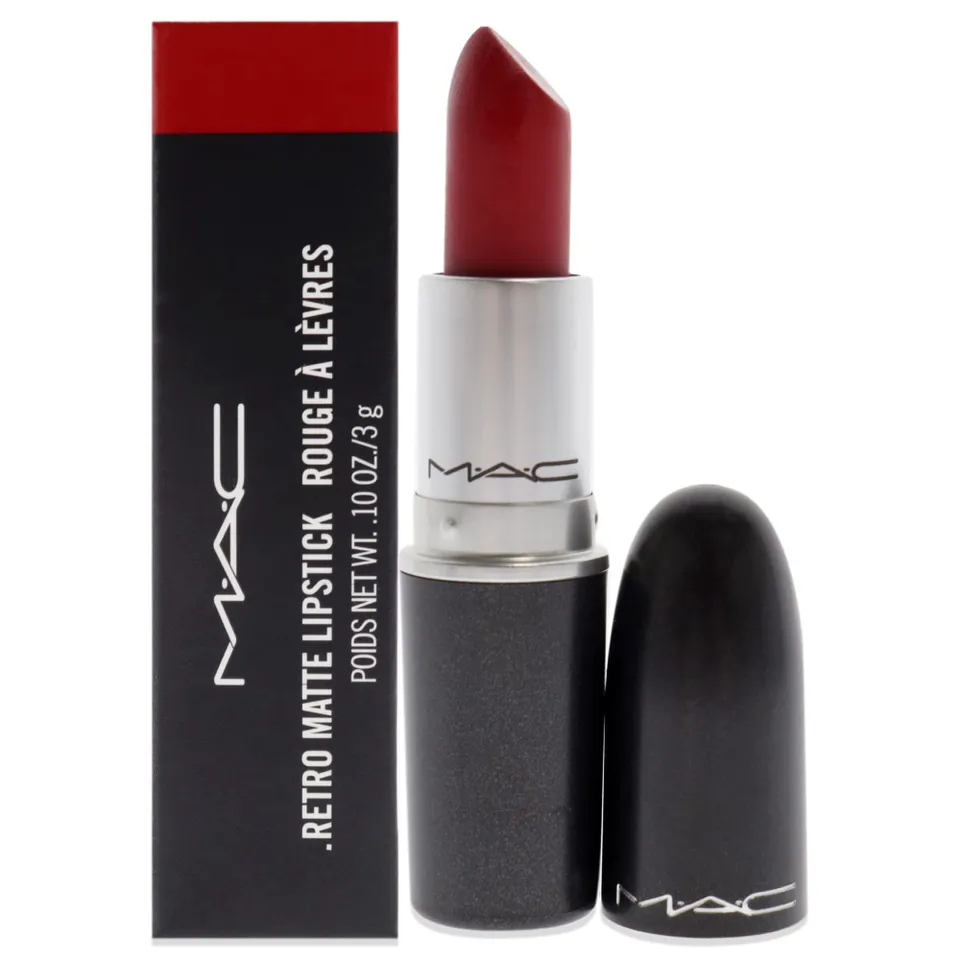 Son Mac 707 Ruby Woo Màu Son Đỏ Cổ Điển Siêu Lì