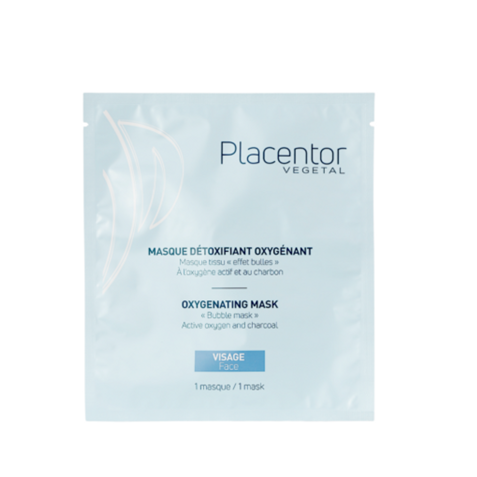 Mặt Nạ Thải Độc Tố Placentor Vegetal - Mặt Nạ 1 Miếng Giúp Thanh Lọc Da, Cấp Ẩm, Phục Hồi Làn Da Tươi Sáng Từ Pháp