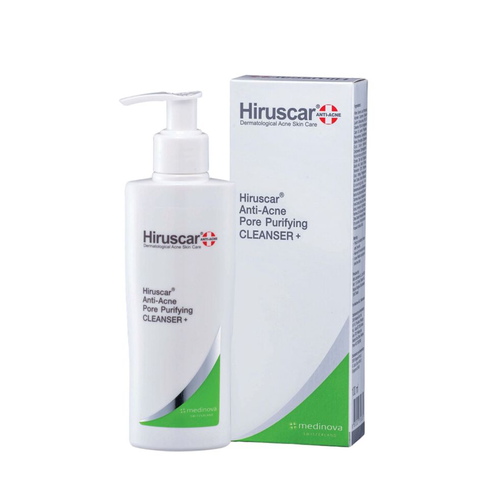 Sữa Rửa Mặt Hiruscar Anti Acne Cleanser 100ml - Giảm Mụn, Cân Bằng Ẩm, Chăm Sóc Da Dầu, Da Hỗn Hợp, Công Thức Dịu Nhẹ, Không Sulfate