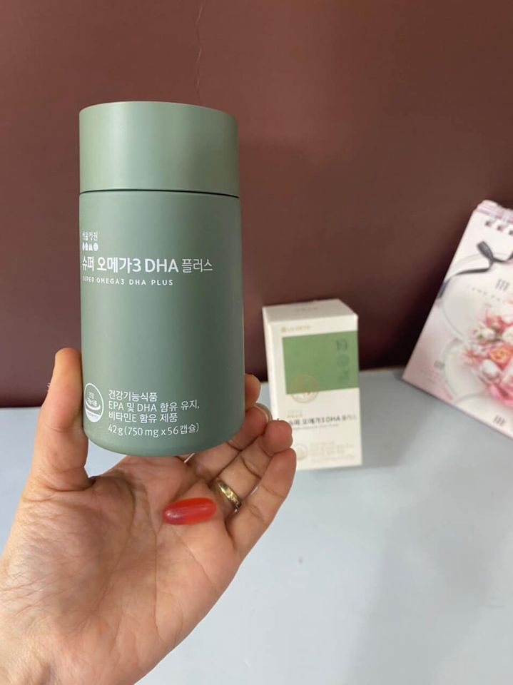 Viên Uống Omega 3 và DHA Cao Cấp LG Ohui - Set 2 Lọ 112 Viên, Bổ Sung Thông Minh, Tăng Cường Trí Nhớ và Phát Triển Não Bộ