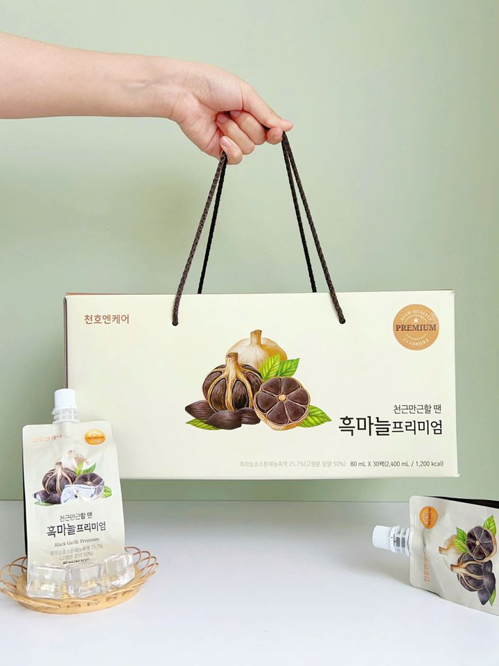 Nước Hồng Sâm Tỏi Đen Chunho Ncare Thượng Hạng - Hỗ Trợ Sức Khỏe 30 Gói x 80ml, Giúp Cải Thiện Năng Lực và Tăng Cường Đề Kháng
