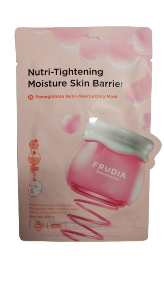 Mặt Nạ Thạch Lựu Frudia Pomegranate Nutri-Moisturizing Mask - Dưỡng Ẩm, Chống Nhăn Da Hiệu Quả - Hàng Chính Hãng Hàn Quốc 20ml
