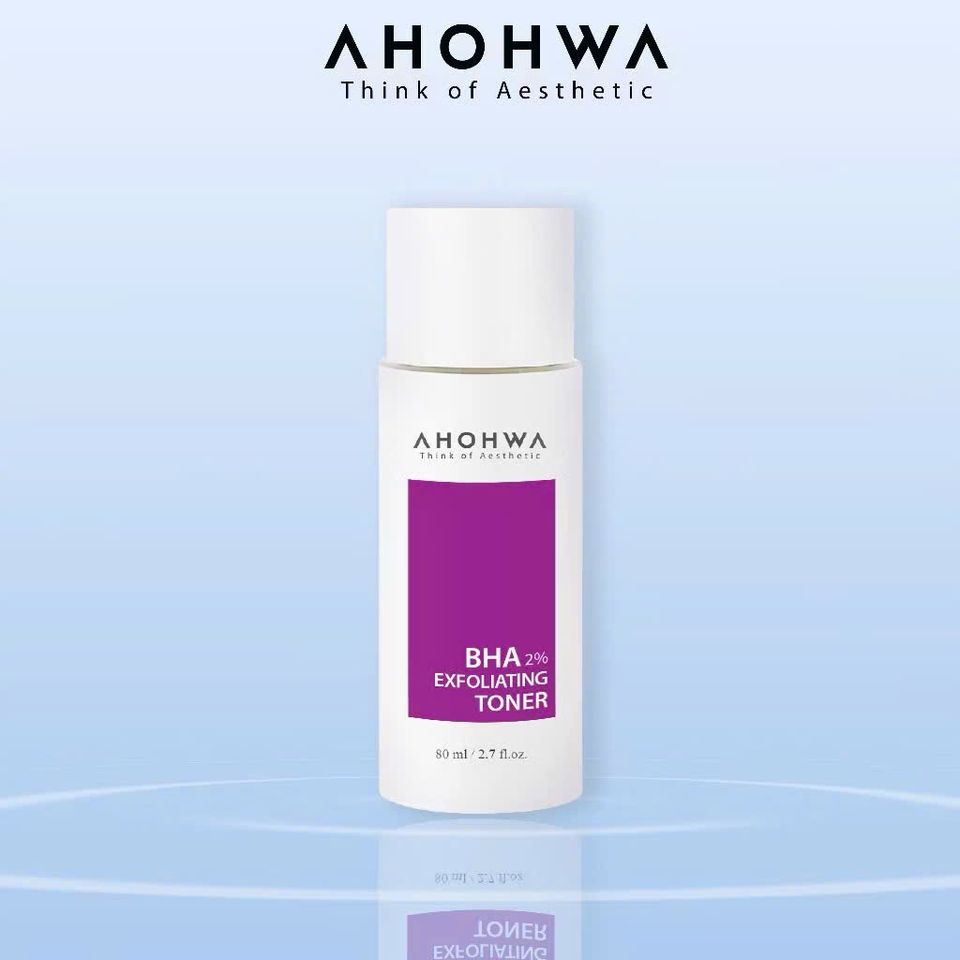 Toner Tẩy Da Chết BHA Ahohwa - Giảm Mụn, Làm Sạch Sâu, Thu Nhỏ Lỗ Chân Lông, Chăm Sóc Da Hàn Quốc 150ml