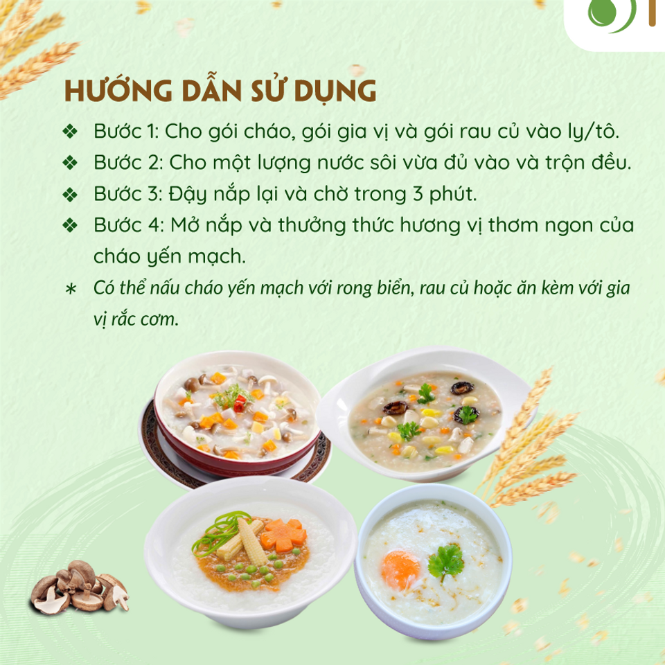 Cháo Yến Mạch Gạo Lứt Giảm Cân Ăn Liền Tâm Minh - Thực Phẩm Dinh Dưỡng Tiện Lợi Chay Mặn, Chỉ 3 Phút Nấu Nóng Hổi