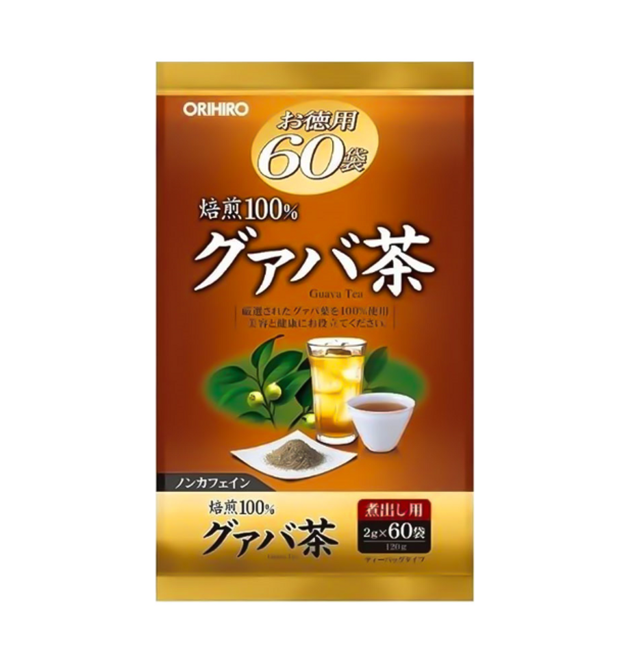 Trà Giảm Cân Tinh Chất Lá Ổi Orihiro 60 Gói - Hỗ Trợ Giảm Cân Hiệu Quả, Hương Vị Thơm Ngon, An Toàn Cho Sức Khỏe