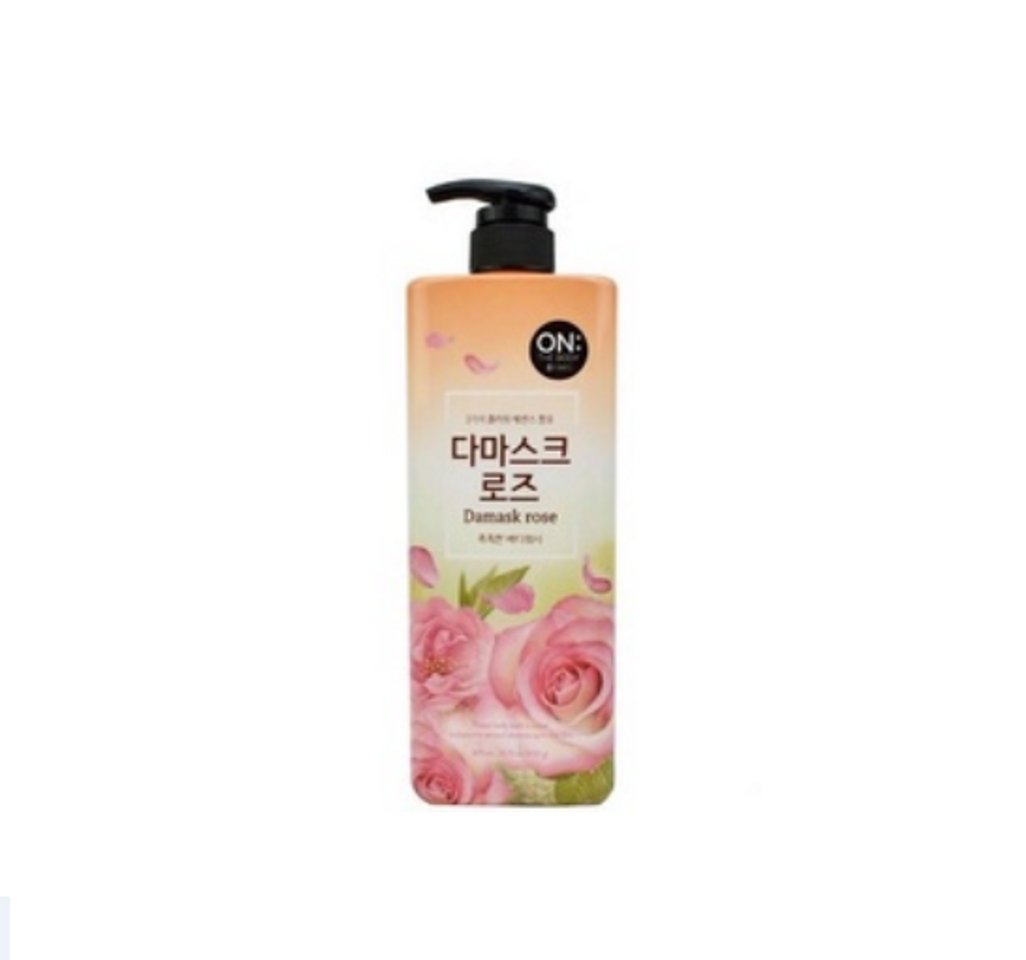 Sữa Tắm On The Body Hàn Quốc - Dưỡng Ẩm, Trắng Da, Hương Hoa Anh Đào, Diên Vỹ, Hoa Hồng 900g - Sản Phẩm Chính Hãng