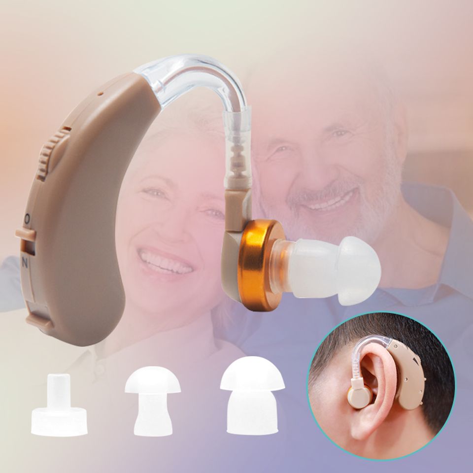 Máy Trợ Thính Đeo Vành Tai Axon F-138 - Khuếch Đại Âm Thanh 130dB, Thiết Kế Nhỏ Gọn, Thích Hợp Cho Người Già và Trẻ Em
