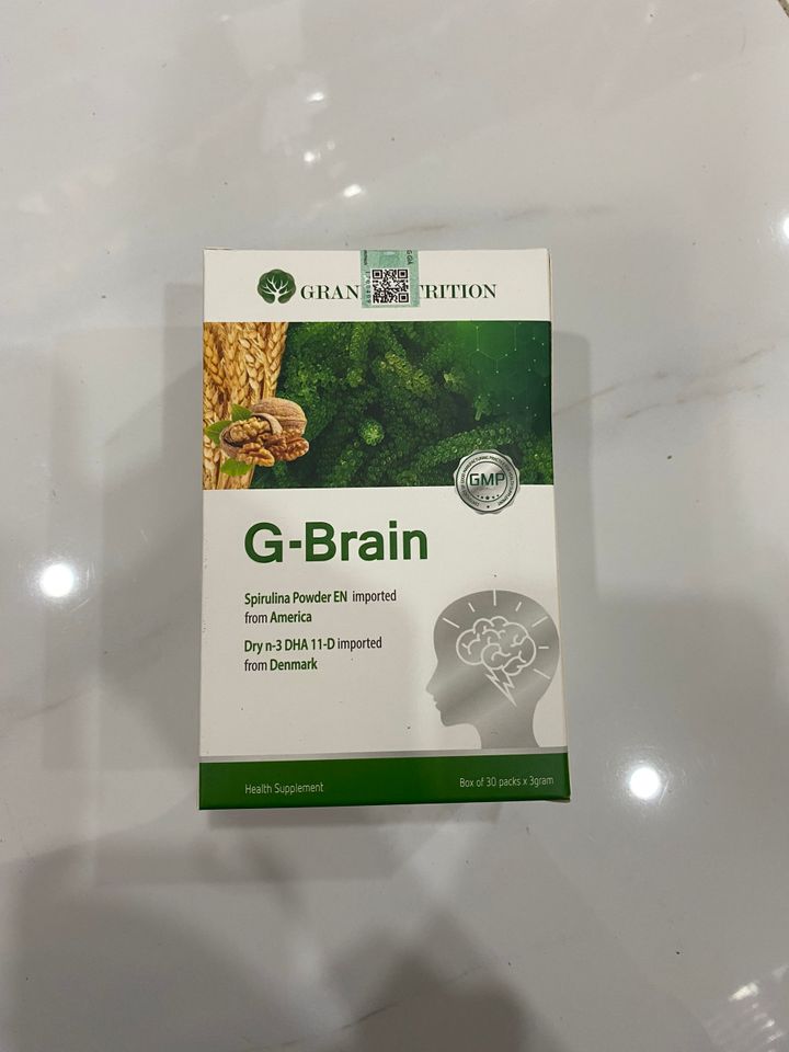 Cốm Bổ Trợ Trí Não G-Brain - Bổ Sung DHA, Tăng Cường Sức Khỏe, Hỗ Trợ Phát Triển Trí Não Cho Trẻ Em 2-18 Tuổi