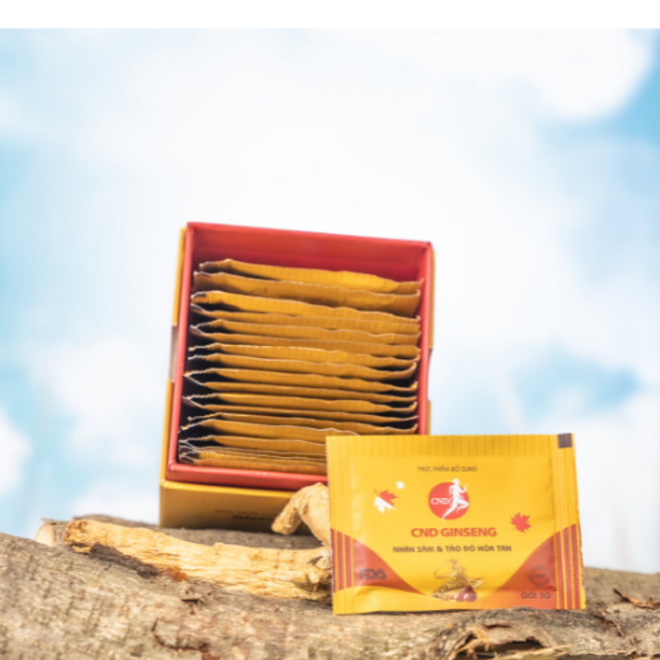 Nhân Sâm và Táo Đỏ Hòa Tan cnd Ginseng Thực Phẩm Tăng Cường Sức Khỏe