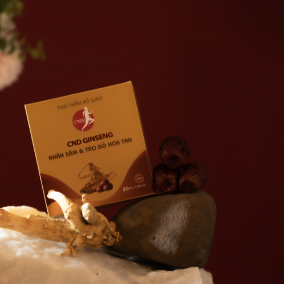 Nhân Sâm và Táo Đỏ Hòa Tan cnd Ginseng Thực Phẩm Tăng Cường Sức Khỏe