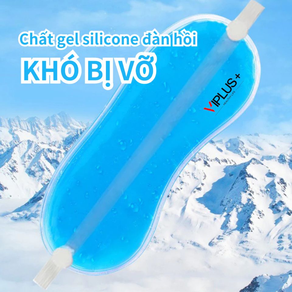 Bịt Mắt Gel VIPLUS+ Thiết Kế Dễ Thương - Hỗ Trợ Giảm Căng Thẳng, Nhức Mắt và Thâm Quầng, Lý Tưởng Cho Giấc Ngủ Ngon