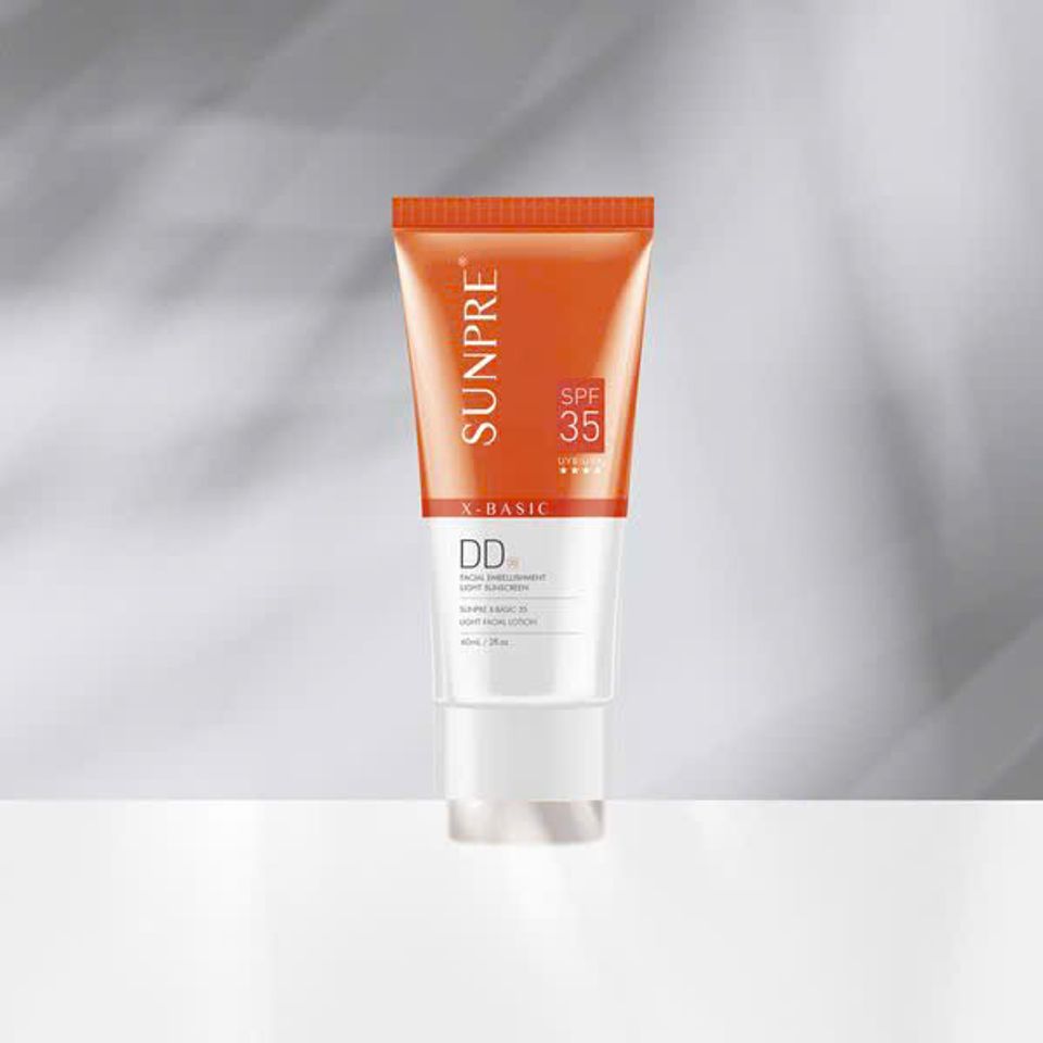 Kem Chống Nắng Sunpre DD Xbasic 35 SPF 35 - Lotion Dưỡng Ẩm Da Mặt Nhẹ, Phù Hợp Mọi Loại Da 60ml