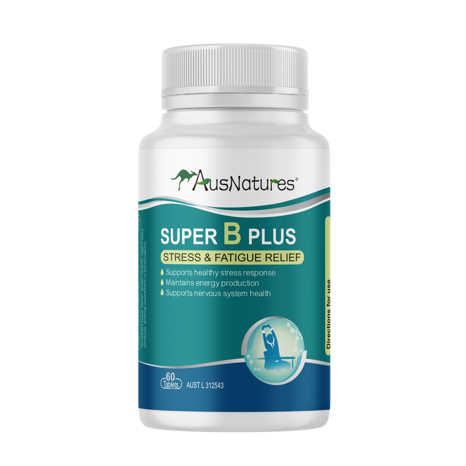 Viên Uống Vitamin B Tổng Hợp AusNatures Super B Plus - Hỗ Trợ Giảm Căng Thẳng, Tăng Cường Năng Lượng & Sức Khỏe Thần Kinh