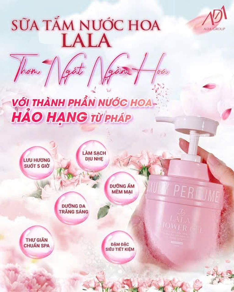 Sữa tắm nước hoa Lala - ADA Group