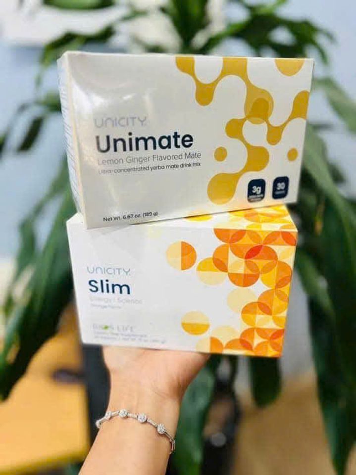 Slim Unimate Chanh Gừng Unicity - Sản Phẩm Dinh Dưỡng Thể Hình Giúp Kiểm Soát Cân Nặng và Tăng Cường Sức Khỏe Tự Nhiên