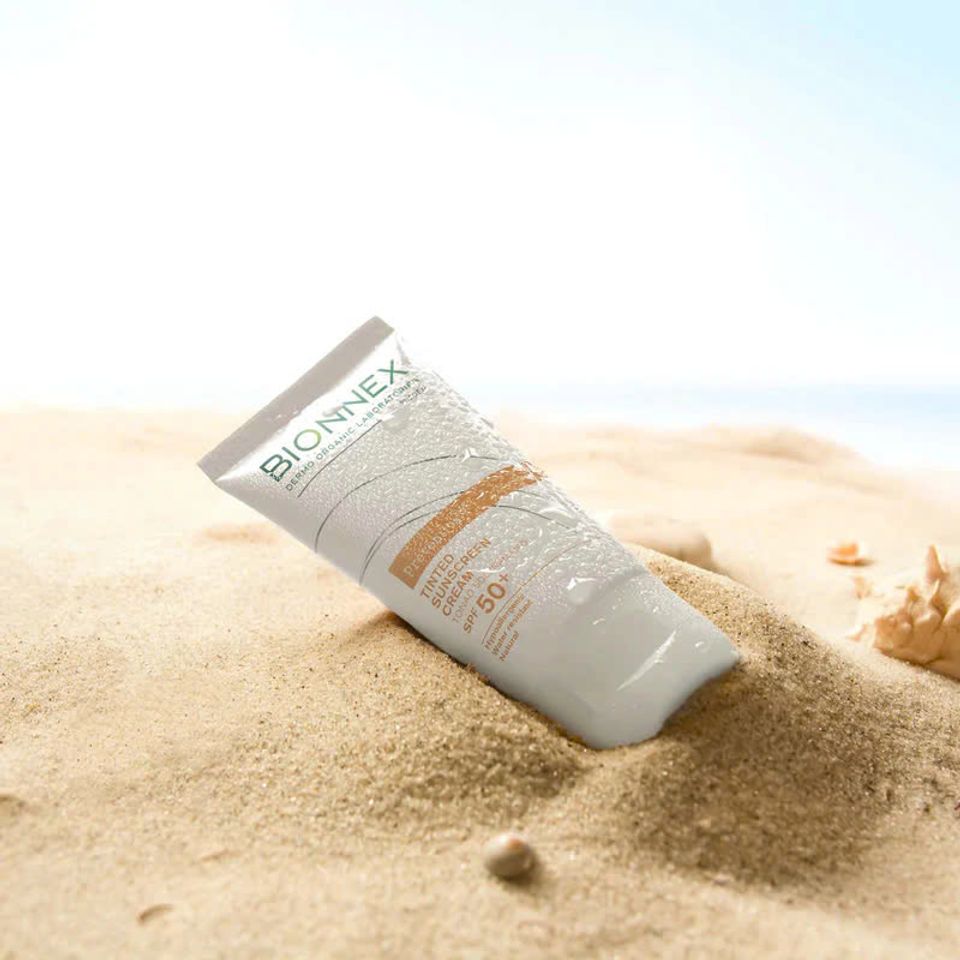 Kem Chống Nắng Bionnex Tinted Suncreen Cream SPF50+ 50ml - Bảo Vệ Da, Làm Đều Màu Da, Dưỡng Ẩm, Phù Hợp Mọi Loại Da