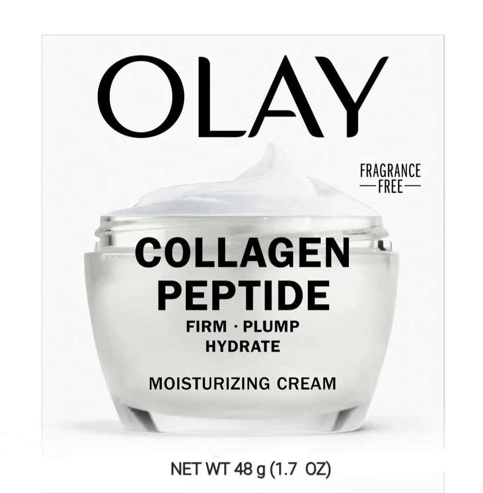 Kem Dưỡng Trắng Da Olay Collagen Peptide 48gr - Giúp Cấp Ẩm, Xóa Vết Nhăn, Làm Mịn Da, Chăm Sóc Da Tươi Trẻ, Mỹ