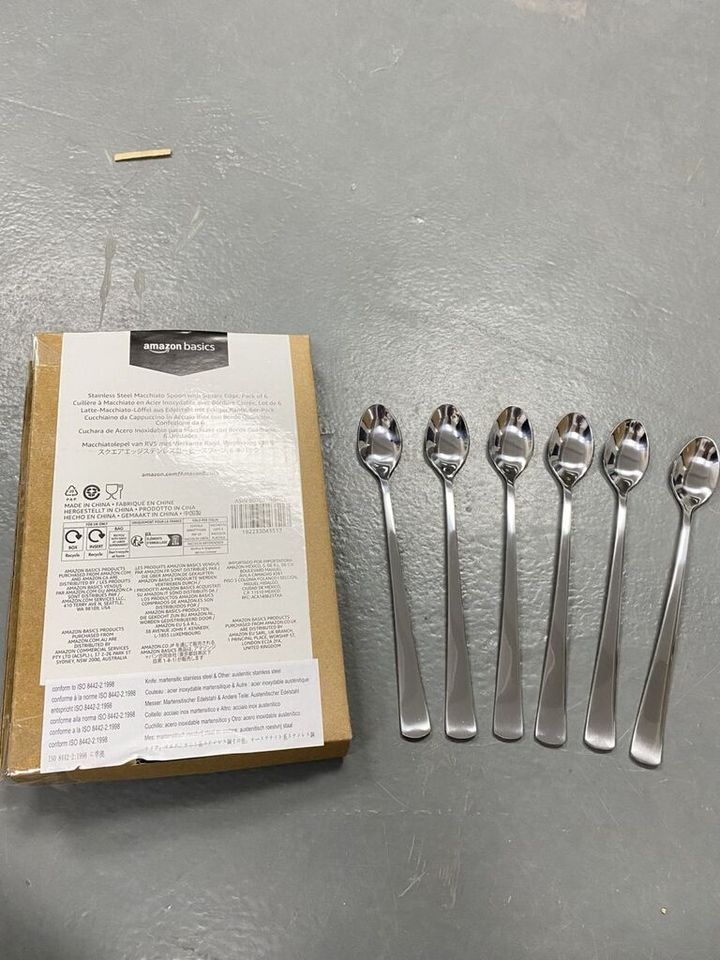 Bộ 6 Thìa Cà Phê Inox Cao Cấp - Đồ Gia Dụng Nhà Bếp Thực Dụng, Dễ Dàng Vệ Sinh, Thiết Kế Tinh Tế từ Dr Michaels Mỹ