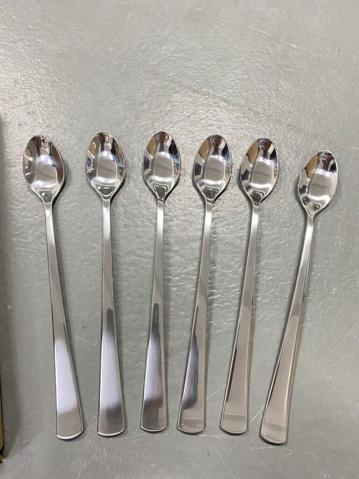 Bộ 6 Thìa Cà Phê Inox Cao Cấp - Đồ Gia Dụng Nhà Bếp Thực Dụng, Dễ Dàng Vệ Sinh, Thiết Kế Tinh Tế từ Dr Michaels Mỹ