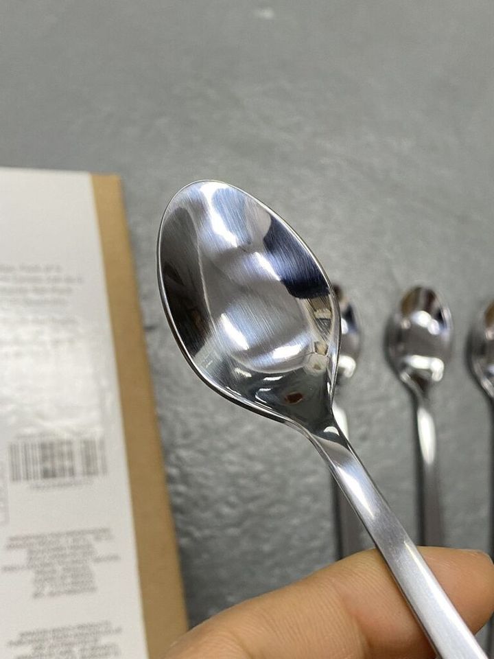 Bộ 6 Thìa Cà Phê Inox Cao Cấp - Đồ Gia Dụng Nhà Bếp Thực Dụng, Dễ Dàng Vệ Sinh, Thiết Kế Tinh Tế từ Dr Michaels Mỹ