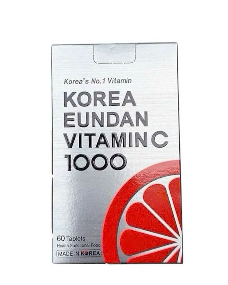 Viên Uống Vitamin C 1000mg Eundan Hàn Quốc - Cải Thiện Sức Khỏe và Làm Sáng Da, Hộp 60 Viên Bổ Sung Dinh Dưỡng Chất Lượng