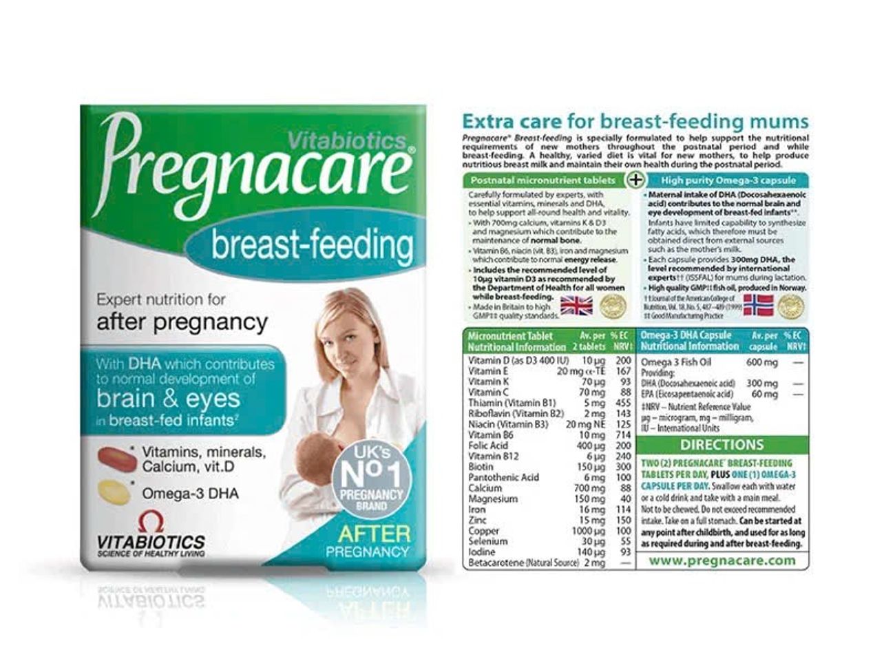 Vitamin Tổng Hợp Pregnacare Sau Sinh 84 Viên - Bổ Sung Dinh Dưỡng Thiết Yếu Cho Mẹ & Bé, Tăng Cường Sức Khỏe Và Sự Phát Triển Thông Minh