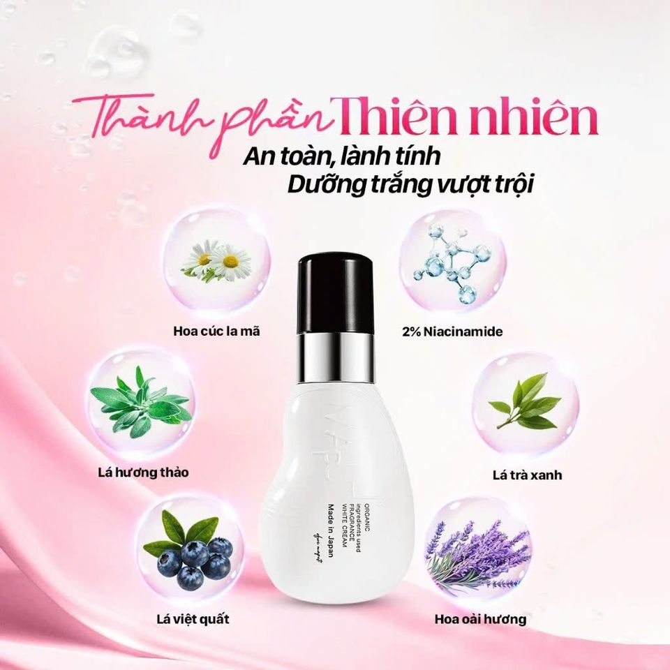 Kem sáng hồng vùng kín Bikini Maputi White Cream Japan 100ml