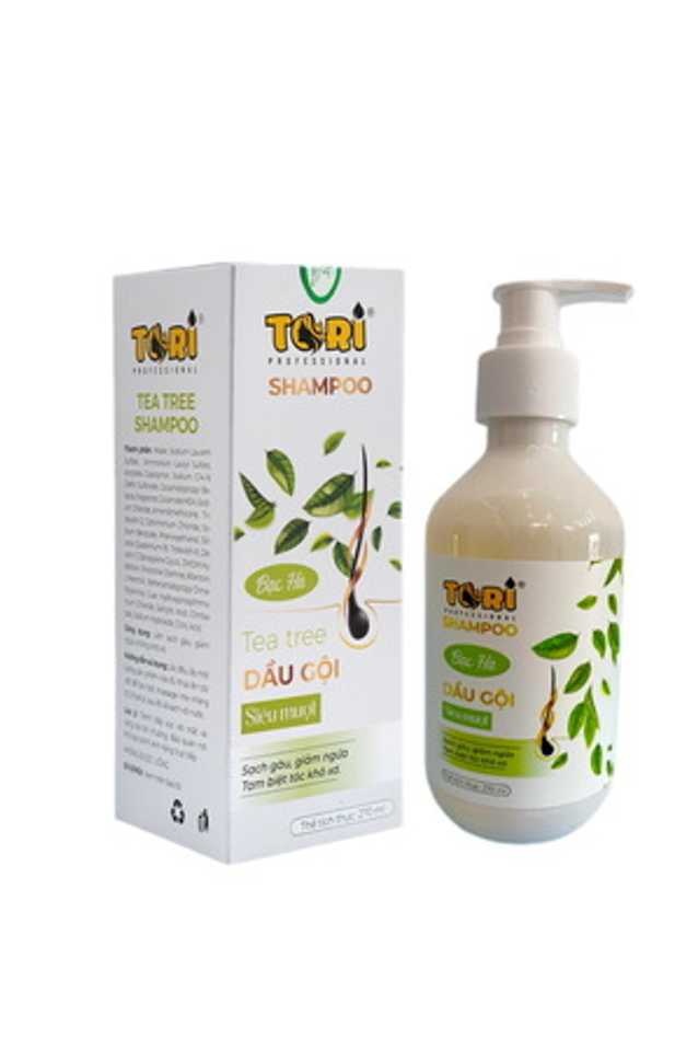 Dầu Gội Tori - Sạch Gàu, Giảm Ngứa, Phục Hồi Tóc Hư Tổn - Hương Bạc Hà Sang Trọng, An Toàn Cho Da Nhạy Cảm