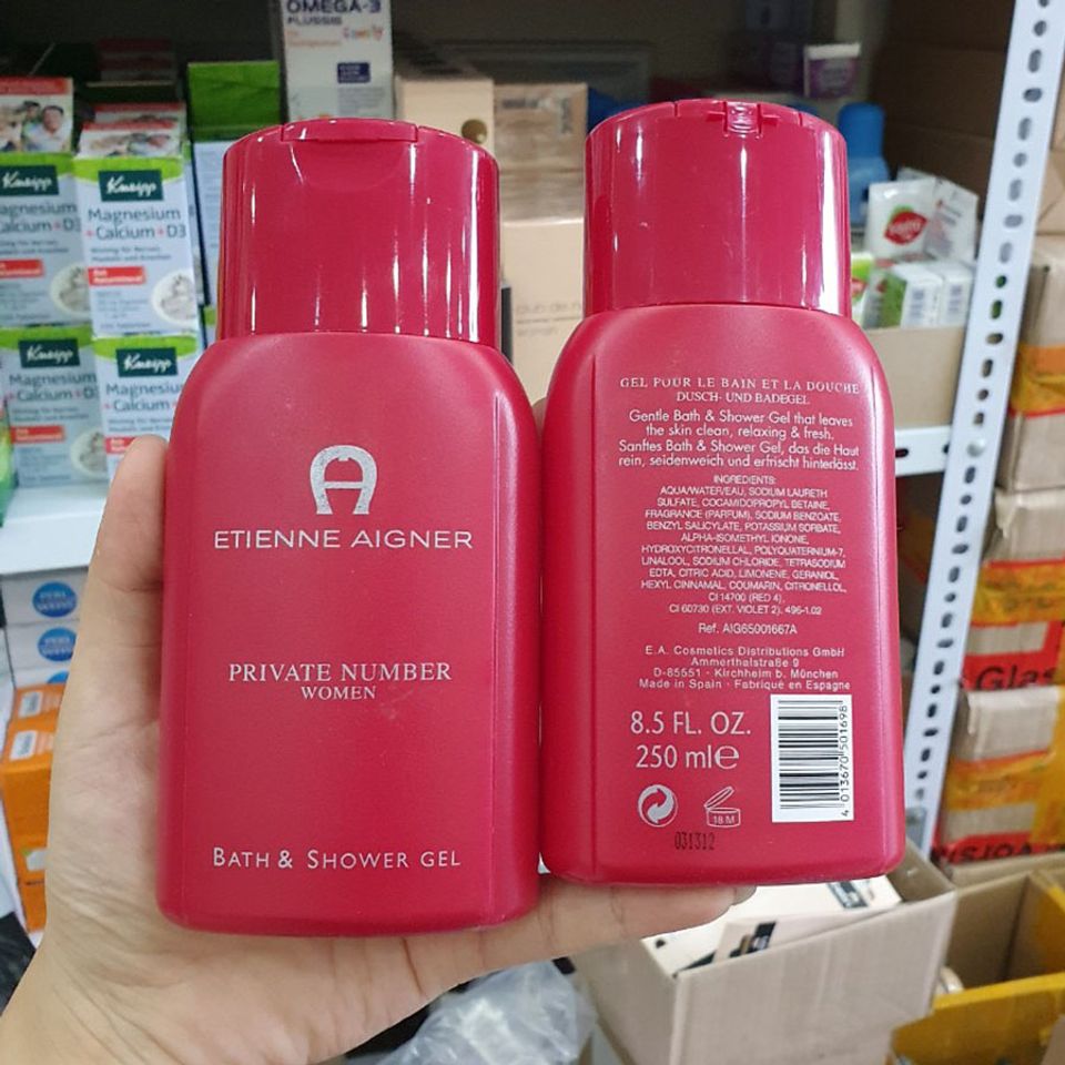 Sữa tắm hương nước hoa cao cấp Etienne Aigner Đức 250ml