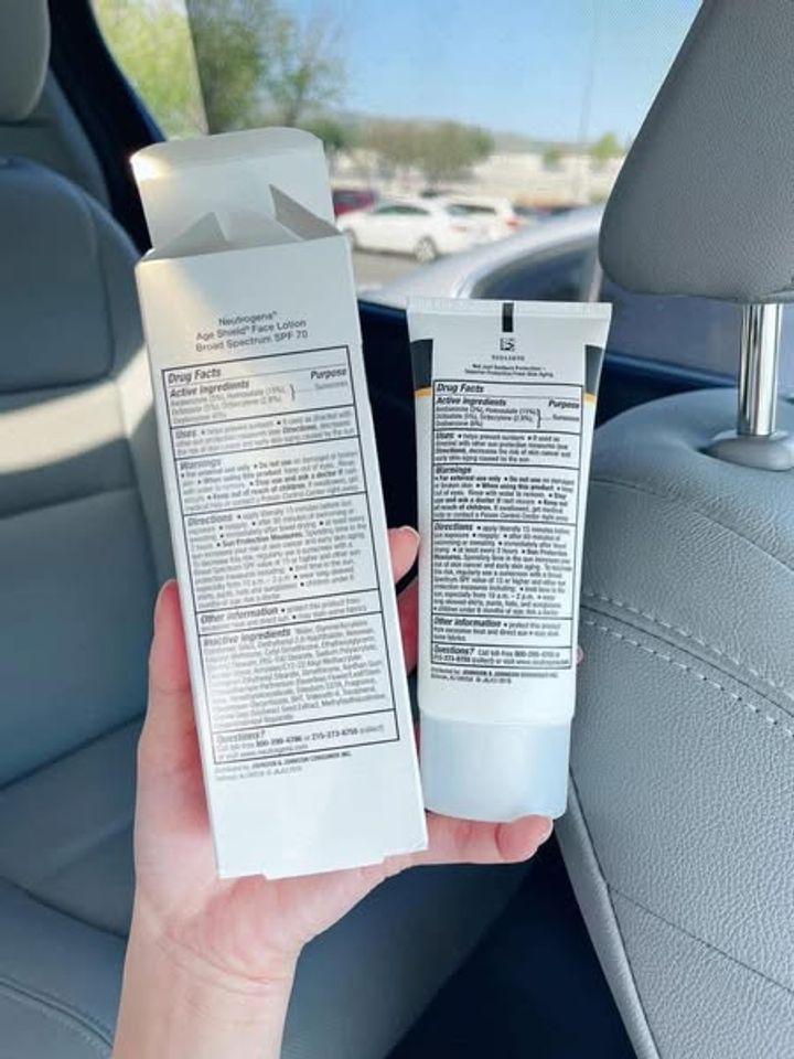 Kem chống nắng Neutrogena Age Shield Face SPF 70, 88ml