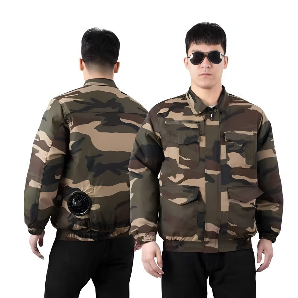 Áo Điều Hòa 2 Lớp Chống Nắng - Quà Tặng Pin & Quạt, Dành Cho Mùa Hè Nắng Nóng Tuyệt Vời 2025