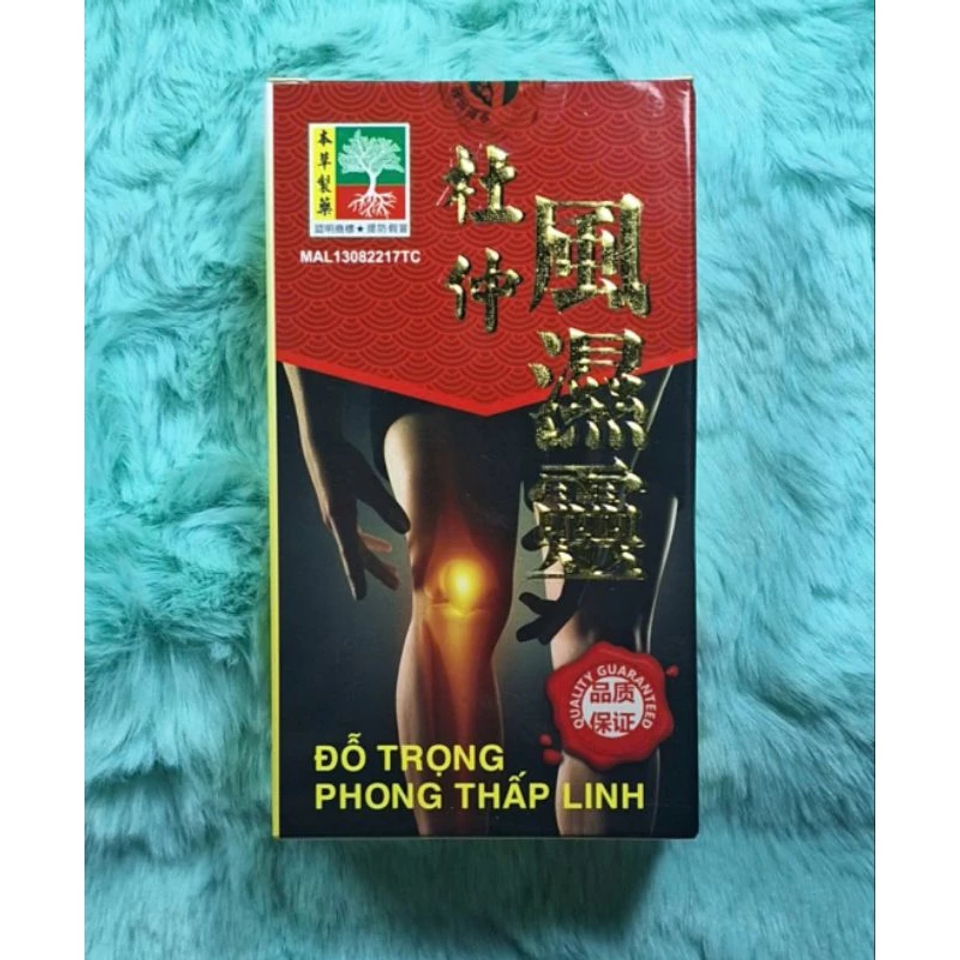 Đỗ Trọng Phong Thấp Linh - Hỗ Trợ Sức Khỏe Xương Khớp, Giảm Đau Nhức Lưng, Thần Kinh Toạ, Chính Hãng Malaysia