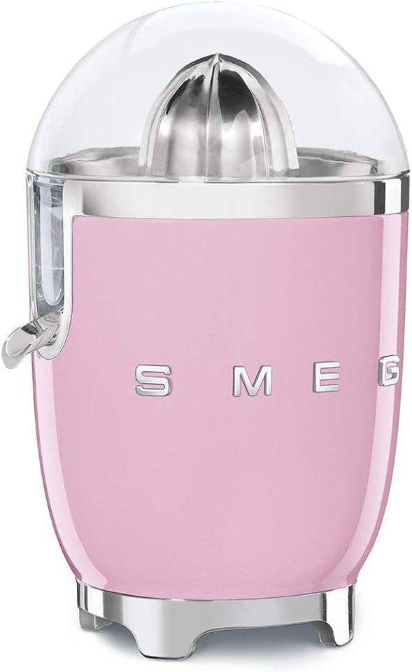 Máy Vắt Cam SMEG CJF11PKEU - Thiết Kế Sang Trọng, Công Suất 70W, Thép Không Gỉ, Đảm Bảo Chất Lượng Nước Cam Tươi Nguyên Chất