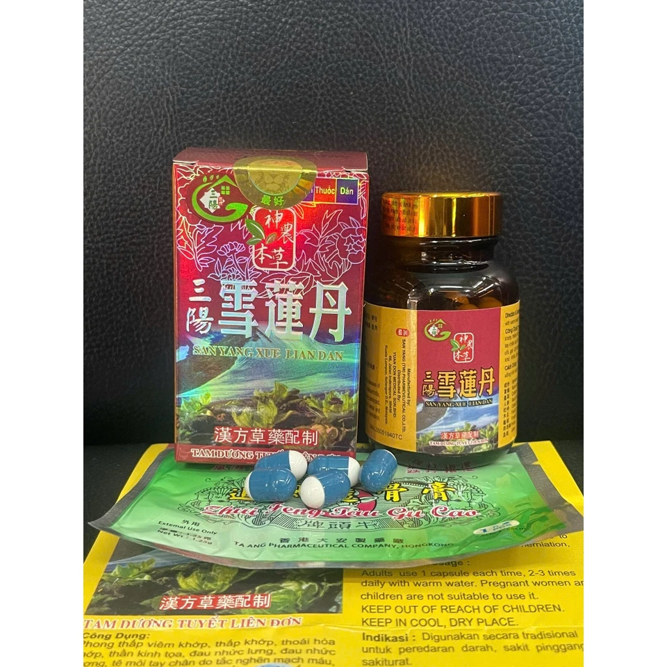 Viên Uống Tam Dương Tuyết Liên 30 Viên - Hỗ Trợ Giảm Đau Nhức Khớp, Thoái Hóa Khớp, Viêm Khớp Nhanh Chóng, Sức Khỏe Xương Khớp Tối Ưu