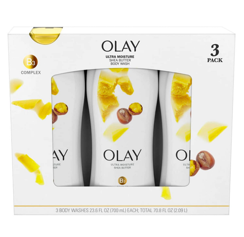 Set Sữa Tắm Olay Ultra Moisture Shea Butter 700ml - 3 Chai Dưỡng Ẩm Da Mềm Mại, Hương Thơm Thư Giãn, Phù Hợp Mọi Loại Da