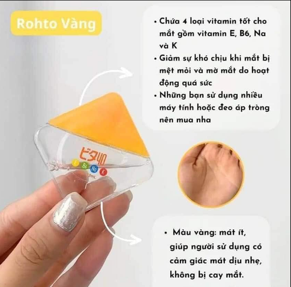 Nước Nhỏ Mắt Rohto Vita 40 Nhật Bản 12ml - Bổ Sung Vitamin, Làm Mát Dịu, Phục Hồi Đôi Mắt Sau Giờ Làm Việc Căng Thẳng