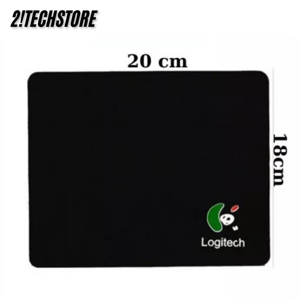 Lót Chuột Logitech 22 x 18 cm - Pad Chống Trơn Trượt Bằng Cao Su Bền Bỉ, Hình Ảnh Sắc Nét và An Toàn Cho Sức Khỏe