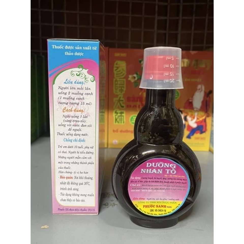 Dưỡng Nhan Tố Phước Sanh 220ML - Thực Phẩm Chức Năng Bổ Huyết, Điều Hòa Kinh Nguyệt, Lưu Thông Khí Huyết cho Phụ Nữ