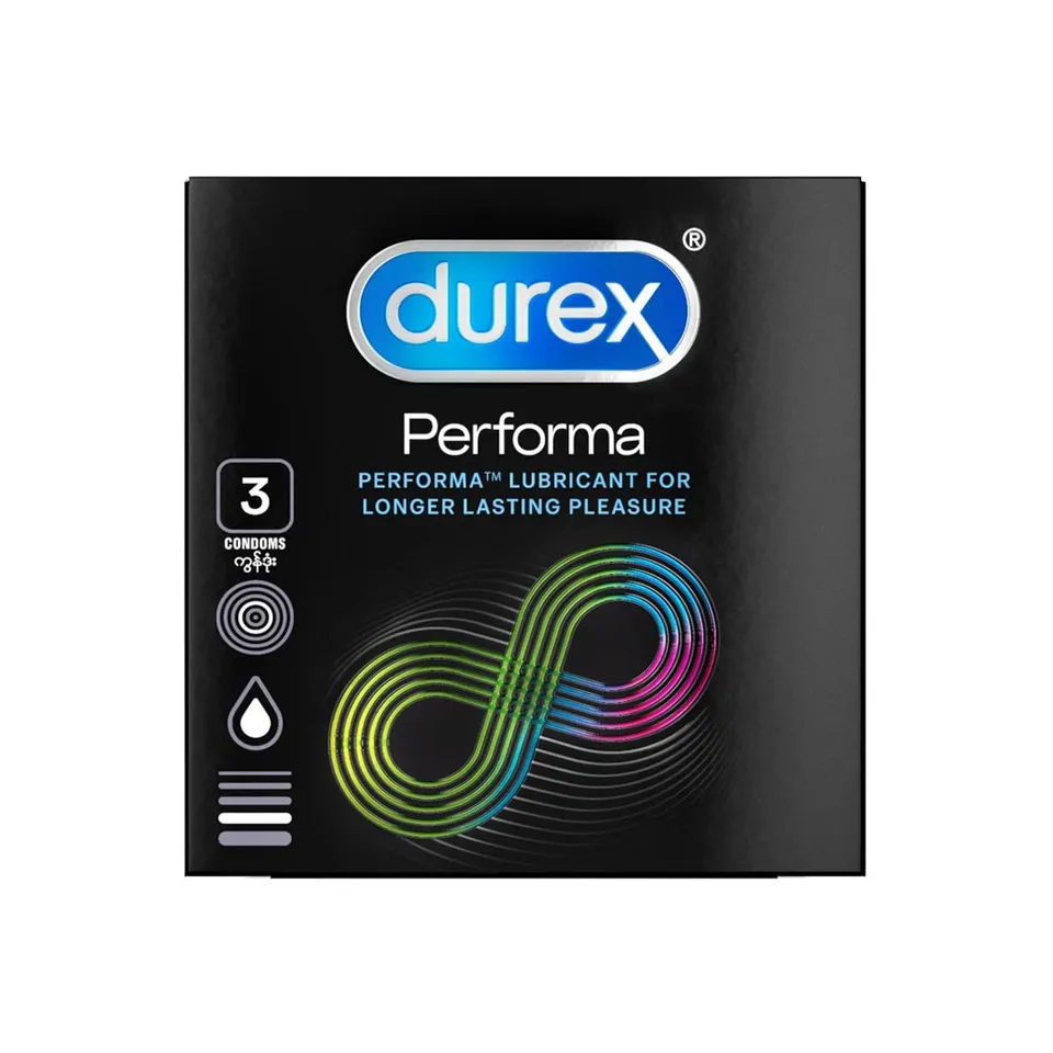 Bao cao su Durex Performa Size 52mm, 3 cái