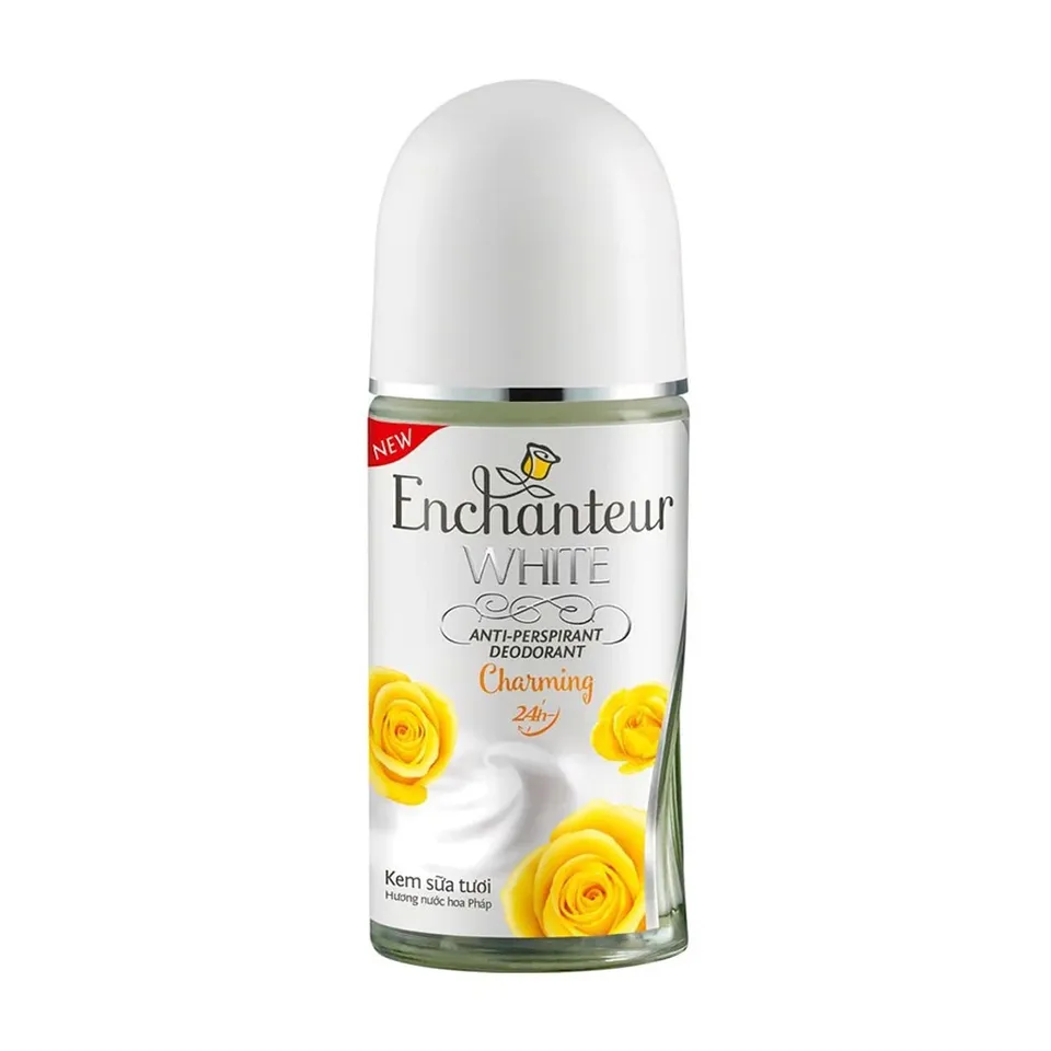 Lăn khử mùi Enchanteur White Anti-Perspirant Deodorant 24h, Charming