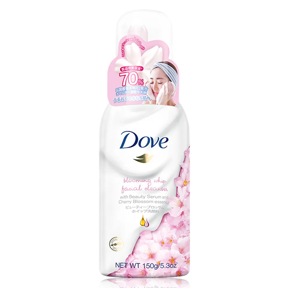Sữa Rửa Mặt Dove Tạo Bọt Dưỡng Ẩm Từ Hoa Anh Đào 150g