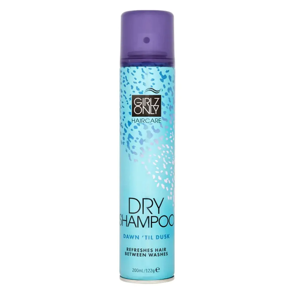 Dầu gội khô Girlz Only Dry Shampoo, 200ml, Xanh