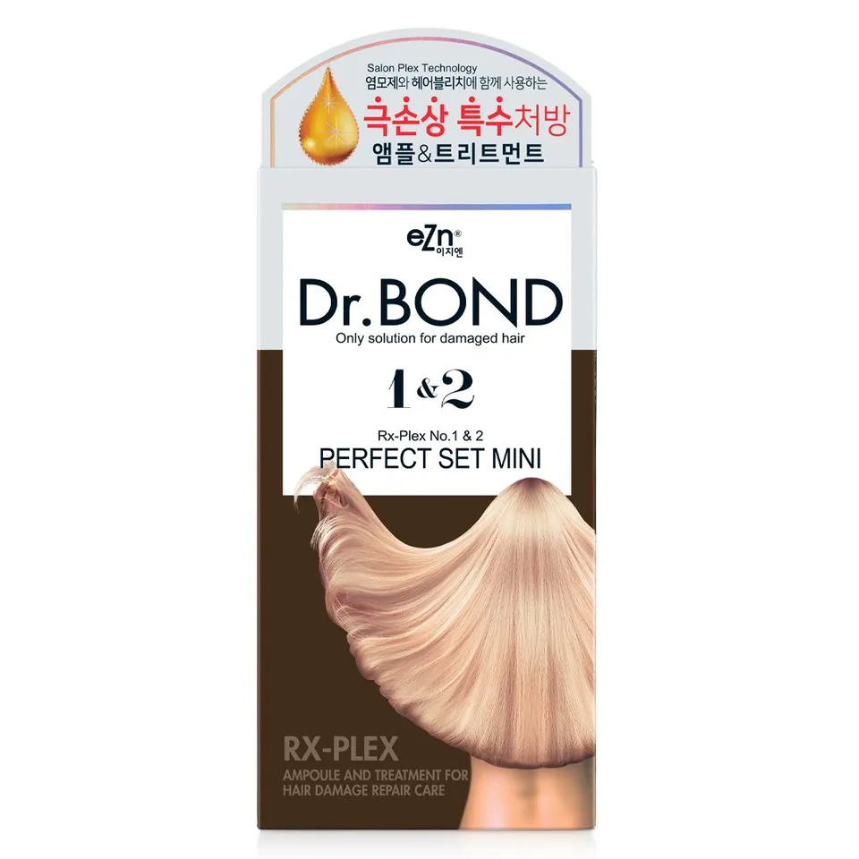 Set mini dầu xả và tinh chất dưỡng tóc eZn Dr.Bond Rx-Plex Perfect