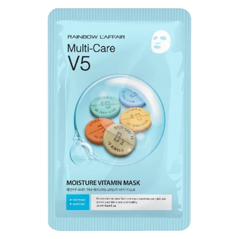 Mặt nạ Rainbow L’affair Multi-Care V5 Vitamin Mask, Moisture