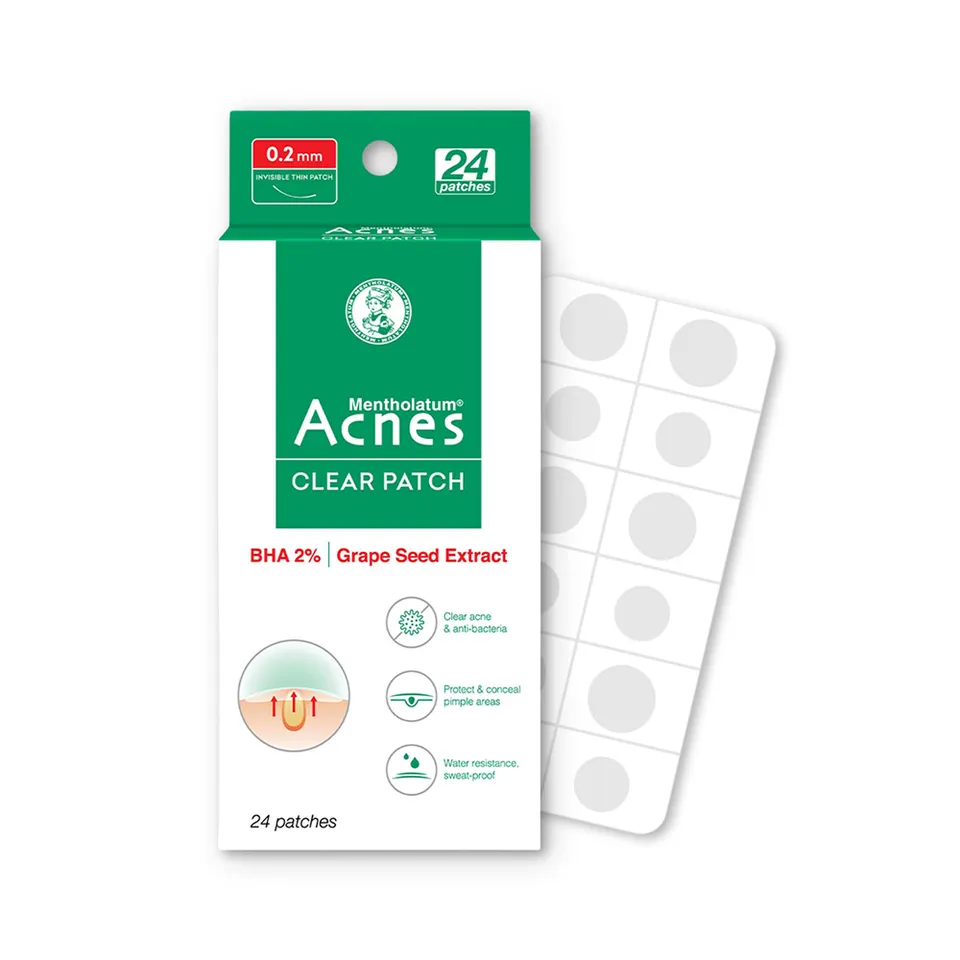 Miếng dán mụn Acnes Clear Patch, 24 miếng