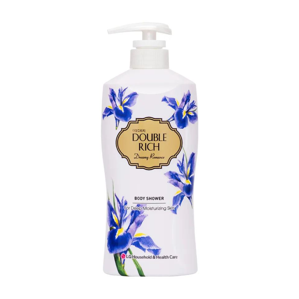Sữa tắm Double Rich hương hoa thiên nhiên, 550g, Hoa Iris